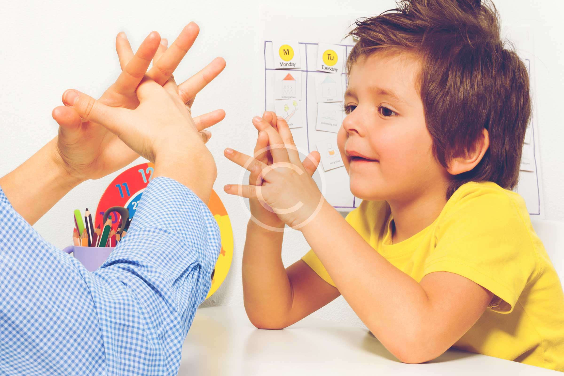 Autistic Children Help at a School’s Coffee Shop